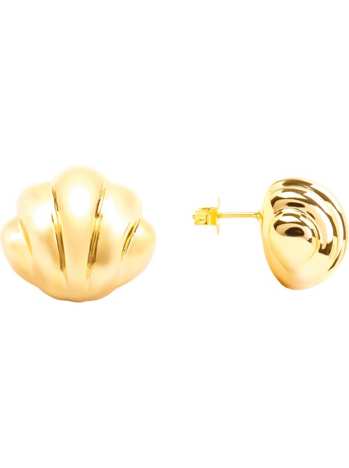 Boucles d'oreilles Luxenter en argent sterling 925 finition or jaune 18k - Myce - Kiabi