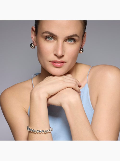 Boucles d'oreilles Luxenter en argent sterling 925 finition rhodium - Myce - Kiabi