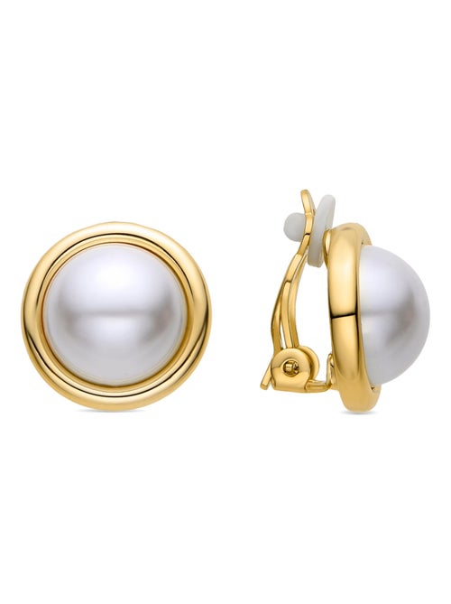 Boucles d'oreilles Luxenter en or jaune 18 carats - Adriel - Kiabi