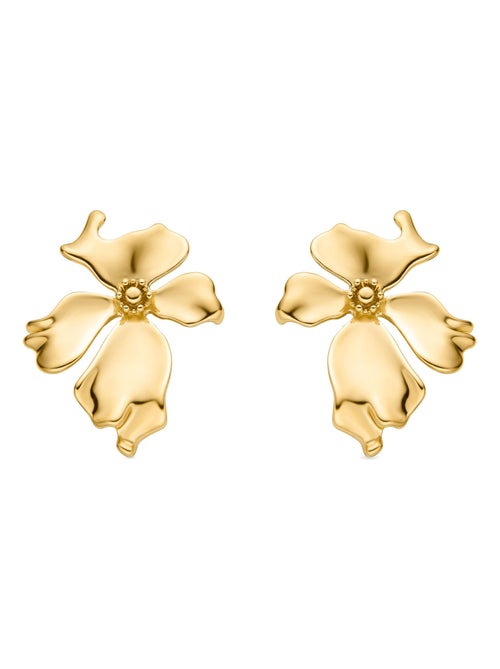 Boucles d'oreilles Luxenter en or jaune 18 carats - Haiqua - Kiabi