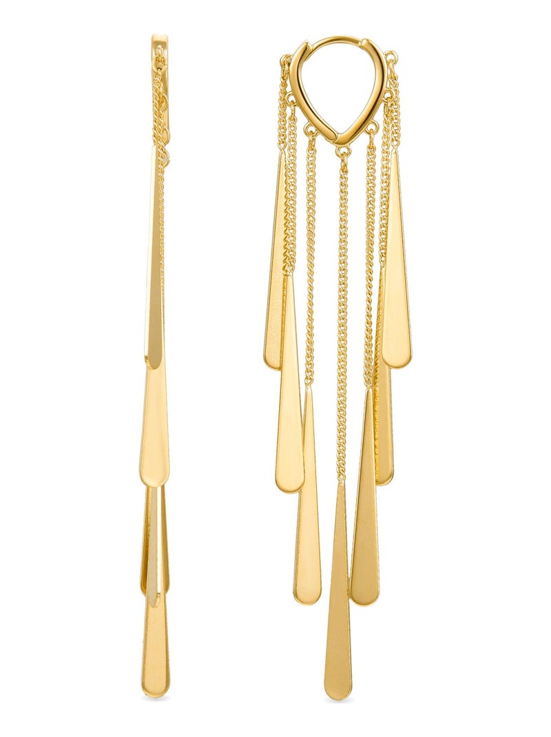 Boucles d'oreilles Luxenter en or jaune 18 carats - Sayski Doré/or - Kiabi
