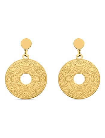 Boucles d'oreilles Luxenter en or jaune 18 carats - Thata