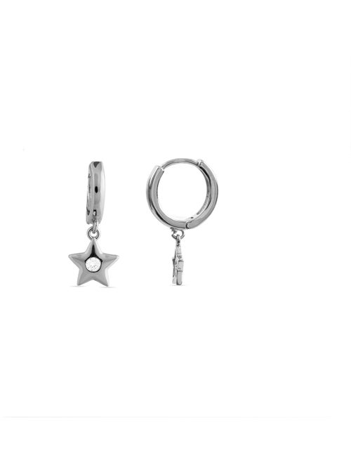 Boucles d'oreilles Luxenter en zircon brillant plaqué rhodium - Lihus - Kiabi Boucles d'oreilles Luxenter en zircon brillant plaqué rhodium - Lihus - Kiabi