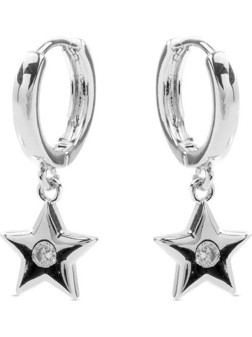 Boucles d'oreilles Luxenter en zircon brillant plaqué rhodium - Lihus - Kiabi Boucles d'oreilles Luxenter en zircon brillant plaqué rhodium - Lihus - Kiabi