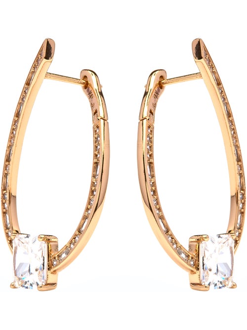 Boucles d'oreilles Luxenter en zircone finition or jaune 18k - Shuasin - Kiabi Boucles d'oreilles Luxenter en zircone finition or jaune 18k - Shuasin - Kiabi