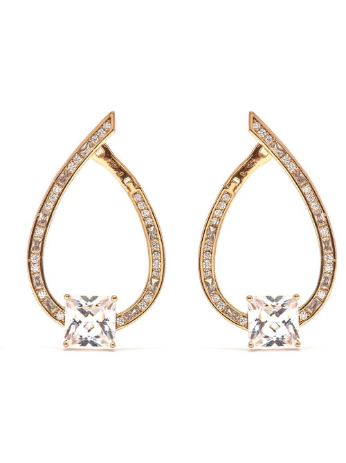 Boucles d'oreilles Luxenter en zircone finition or jaune 18k - Shuasin - Kiabi Boucles d'oreilles Luxenter en zircone finition or jaune 18k - Shuasin - Kiabi