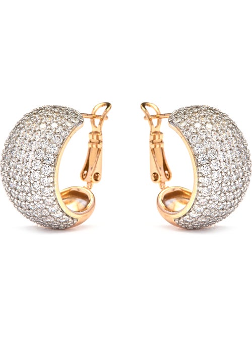 Boucles d'oreilles Luxenter en Zirconia finition or jaune 18k - Garda - Kiabi Boucles d'oreilles Luxenter en Zirconia finition or jaune 18k - Garda - Kiabi