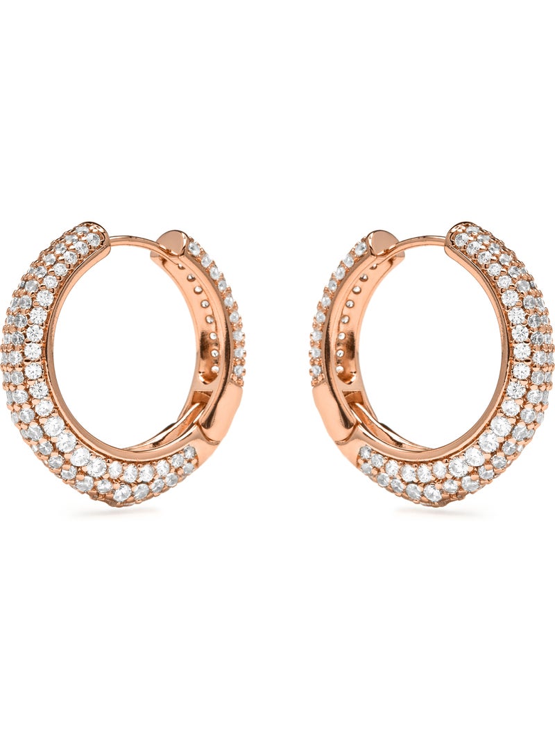 Boucles d'oreilles Luxenter en Zirconia finition or jaune 18k - Taxaio Argent - Kiabi