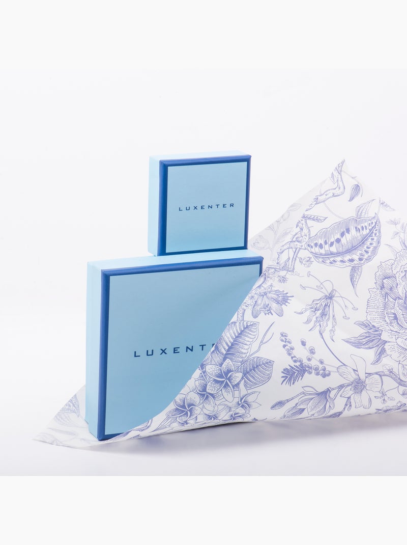 Boucles d'oreilles Luxenter et plaqué or 18k - Adron Jaune - Kiabi