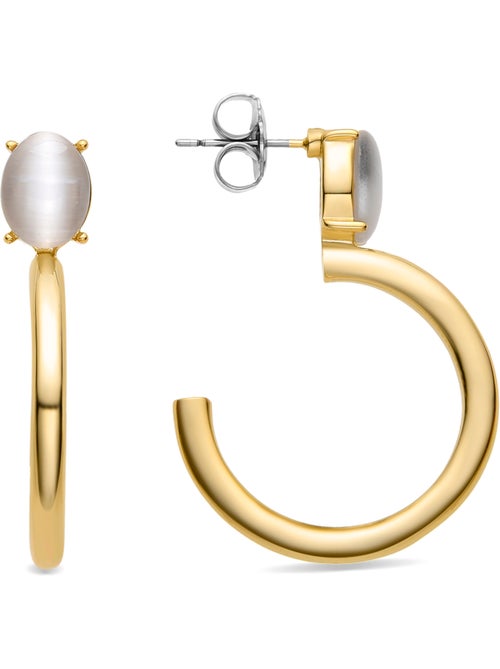 Boucles d'oreilles Luxenter et plaqué or 18k - Andoc - Kiabi