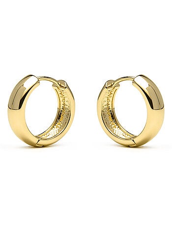 Boucles d'oreilles Luxenter et plaqué or 18k - Apruk