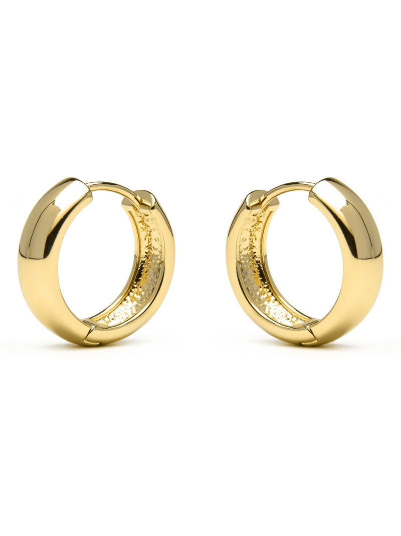 Boucles d'oreilles Luxenter et plaqué or 18k - Apruk Doré/or - Kiabi