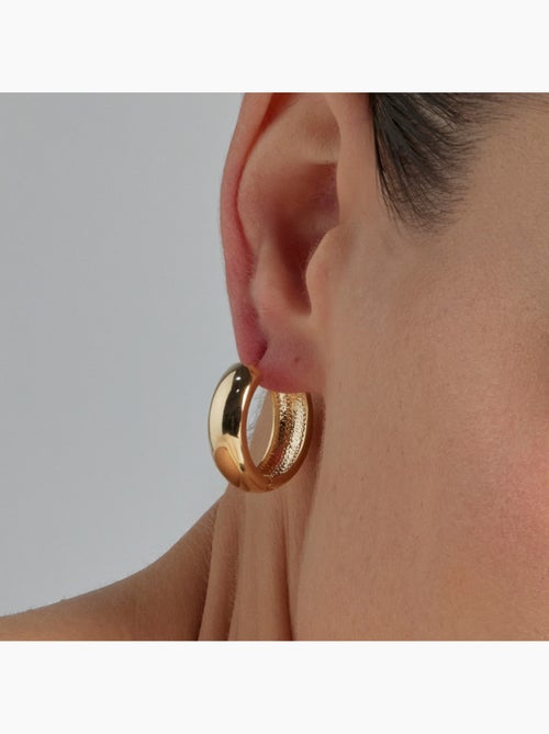 Boucles d'oreilles Luxenter et plaqué or 18k - Apruk - Kiabi Boucles d'oreilles Luxenter et plaqué or 18k - Apruk - Kiabi