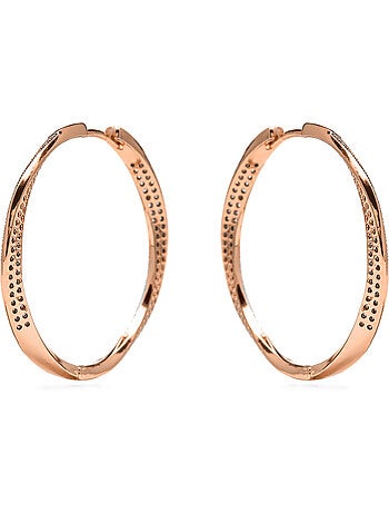 Boucles d'oreilles Luxenter et plaqué or 18k - Dakrim