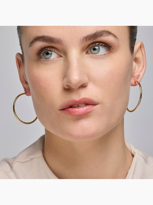 Boucles d'oreilles Luxenter et plaqué or 18k - Dierax - Kiabi