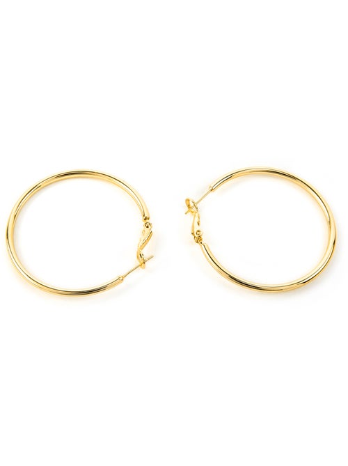 Boucles d'oreilles Luxenter et plaqué or 18k - Dierax - Kiabi