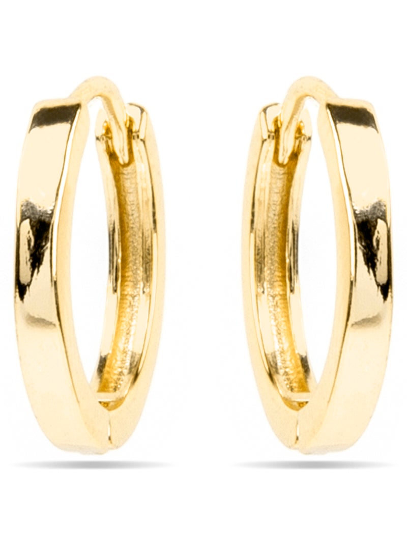 Boucles d'oreilles Luxenter et plaqué or 18k - Erespa Doré/or - Kiabi