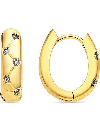 Boucles d'oreilles Luxenter et plaqué or 18k - Gruk