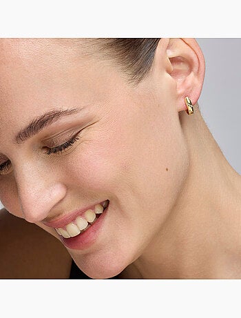 Boucles d'oreilles Luxenter et plaqué or 18k - Gruk
