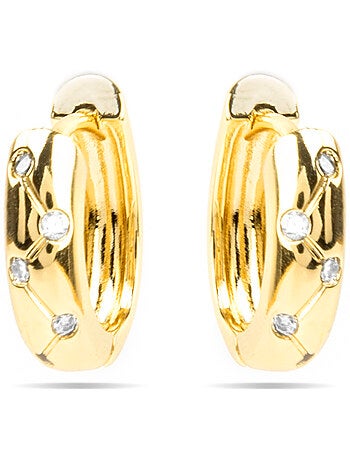 Boucles d'oreilles Luxenter et plaqué or 18k - Gruk