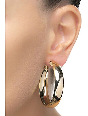 Boucles d'oreilles Luxenter et plaqué or 18k - Hewry