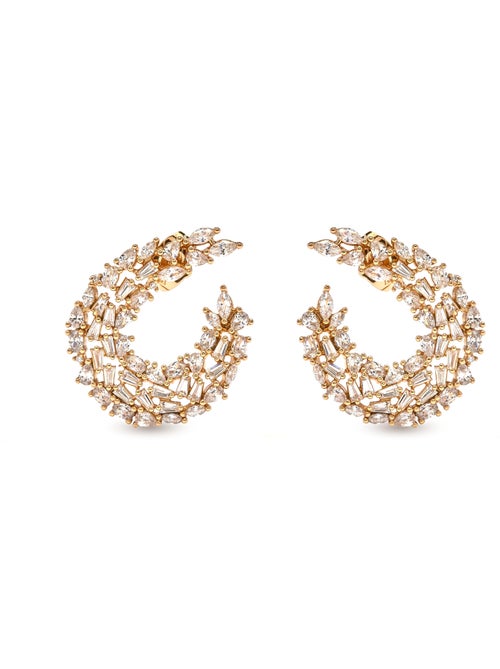 Boucles d'oreilles Luxenter et plaqué or 18k - Isdro - Kiabi Boucles d'oreilles Luxenter et plaqué or 18k - Isdro - Kiabi