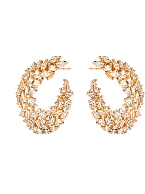 Boucles d'oreilles Luxenter et plaqué or 18k - Isdro - Kiabi Boucles d'oreilles Luxenter et plaqué or 18k - Isdro - Kiabi