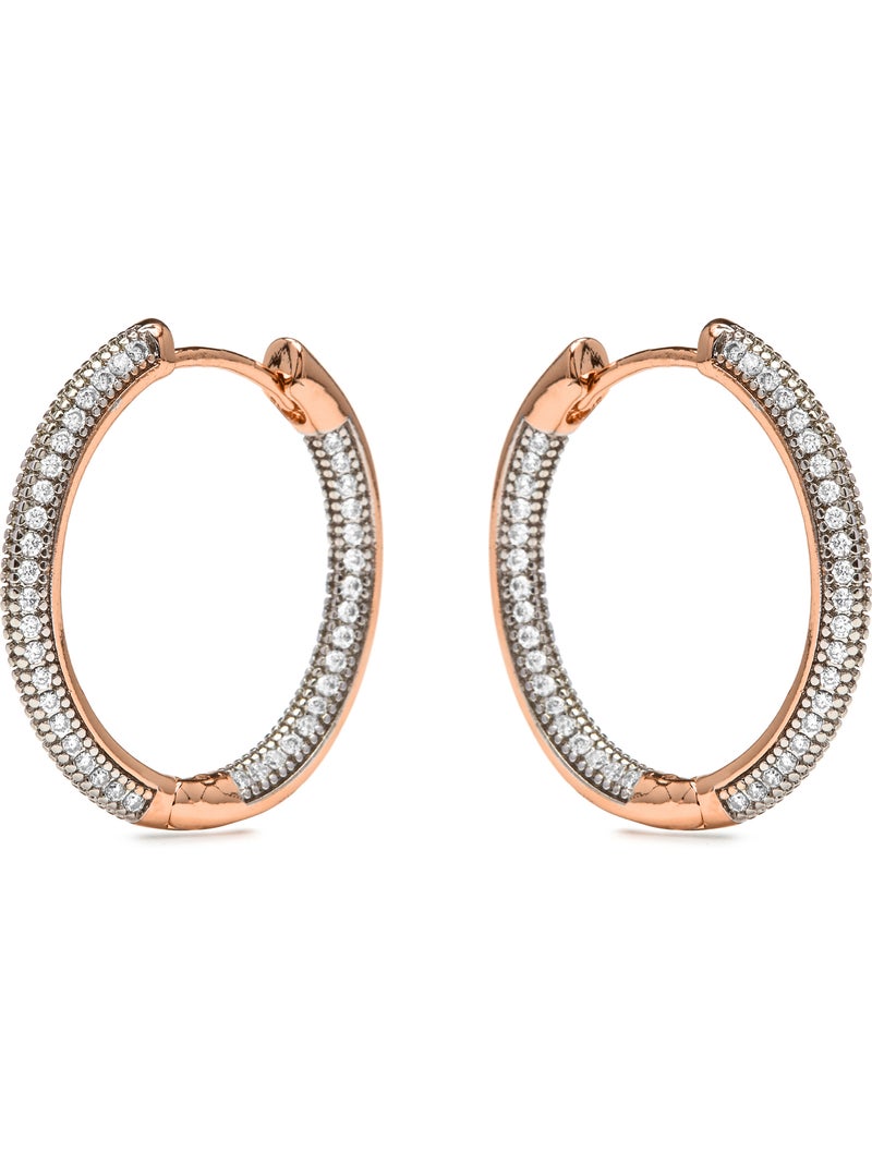 Boucles d'oreilles Luxenter et plaqué or 18k - Jasoy Argent - Kiabi