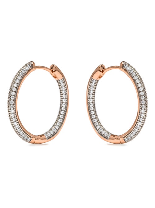 Boucles d'oreilles Luxenter et plaqué or 18k - Jasoy - Kiabi Boucles d'oreilles Luxenter et plaqué or 18k - Jasoy - Kiabi