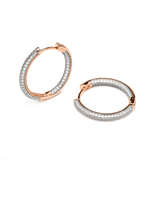 Boucles d'oreilles Luxenter et plaqué or 18k - Jasoy - Kiabi Boucles d'oreilles Luxenter et plaqué or 18k - Jasoy - Kiabi