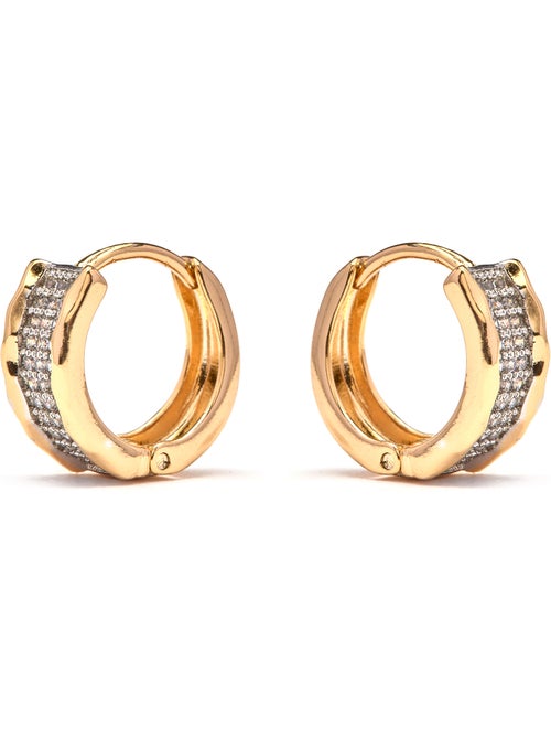 Boucles d'oreilles Luxenter et plaqué or 18k - Jurek - Kiabi Boucles d'oreilles Luxenter et plaqué or 18k - Jurek - Kiabi
