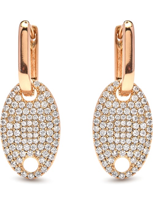 Boucles d'oreilles Luxenter et plaqué or 18k - Krero - Kiabi Boucles d'oreilles Luxenter et plaqué or 18k - Krero - Kiabi