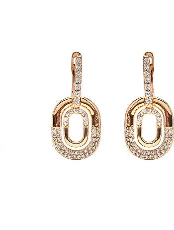 Boucles d'oreilles Luxenter et plaqué or 18k - Milock