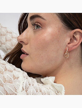 Boucles d'oreilles Luxenter et plaqué or 18k - Milock
