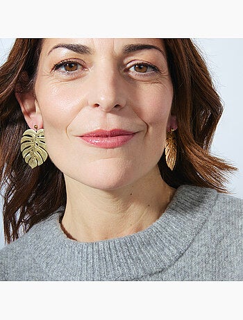 Boucles d'oreilles Luxenter et plaqué or 18k - Mizay