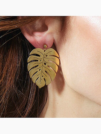 Boucles d'oreilles Luxenter et plaqué or 18k - Mizay