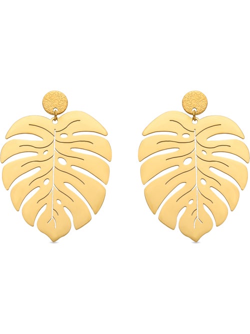 Boucles d'oreilles Luxenter et plaqué or 18k - Mizay - Kiabi
