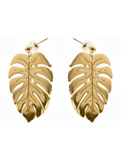 Boucles d'oreilles Luxenter et plaqué or 18k - Mizay - Kiabi