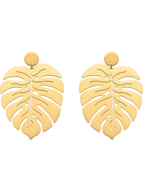 Boucles d'oreilles Luxenter et plaqué or 18k - Mizay - Kiabi