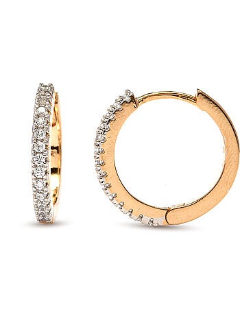 Boucles d'oreilles Luxenter et plaqué or 18k - Nasgar