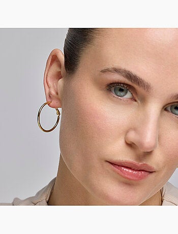 Boucles d'oreilles Luxenter et plaqué or 18k - Nianres
