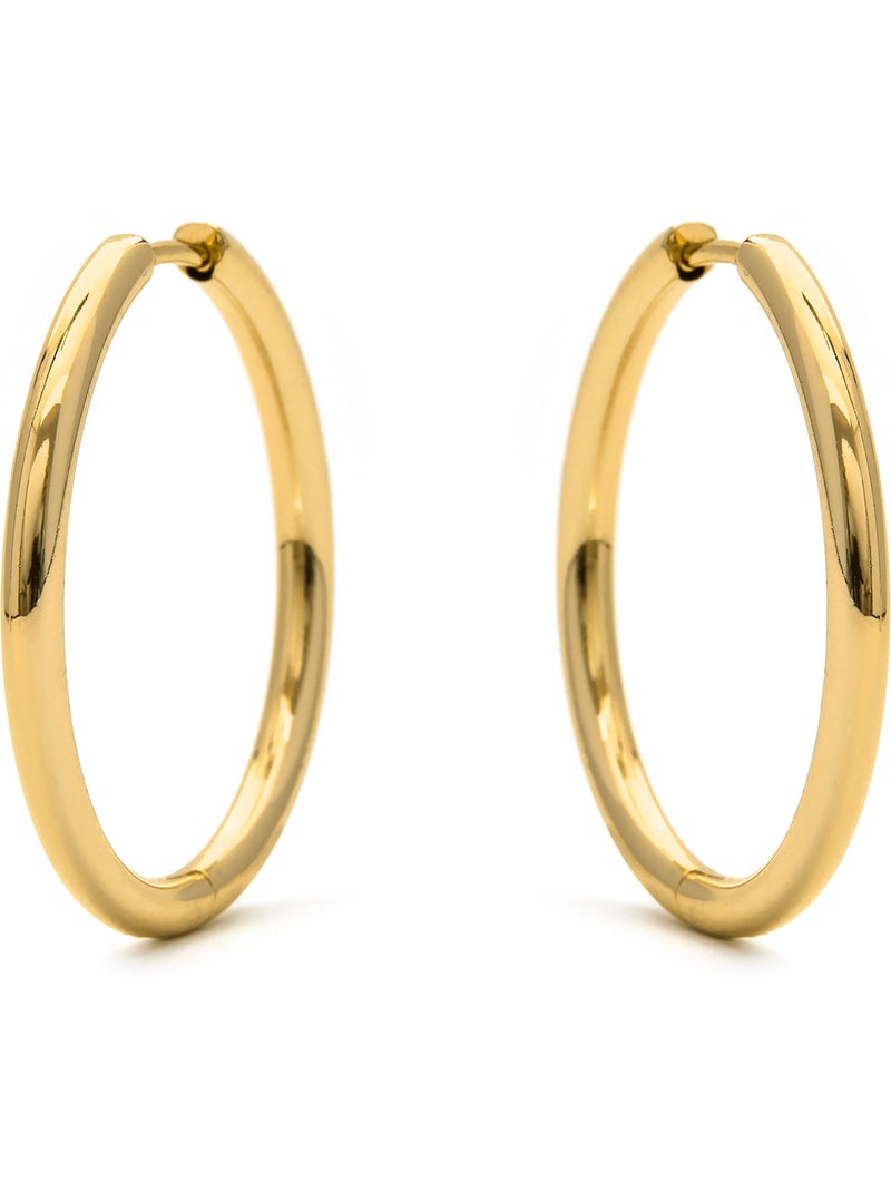 Boucles d'oreilles Luxenter et plaqué or 18k - Nianres Doré/or - Kiabi
