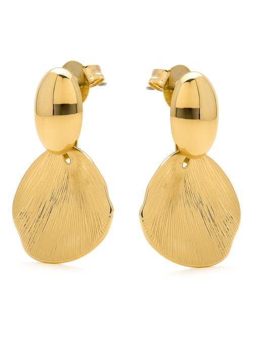 Boucles d'oreilles Luxenter et plaqué or 18k - Ondex - Kiabi