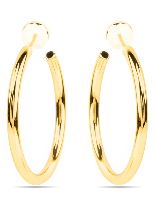 Boucles d'oreilles Luxenter et plaqué or 18k - Polur - Kiabi