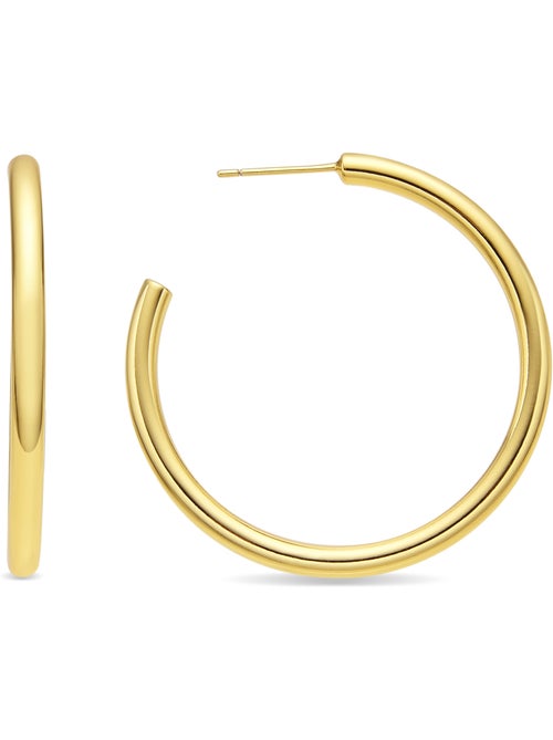 Boucles d'oreilles Luxenter et plaqué or 18k - Polur - Kiabi
