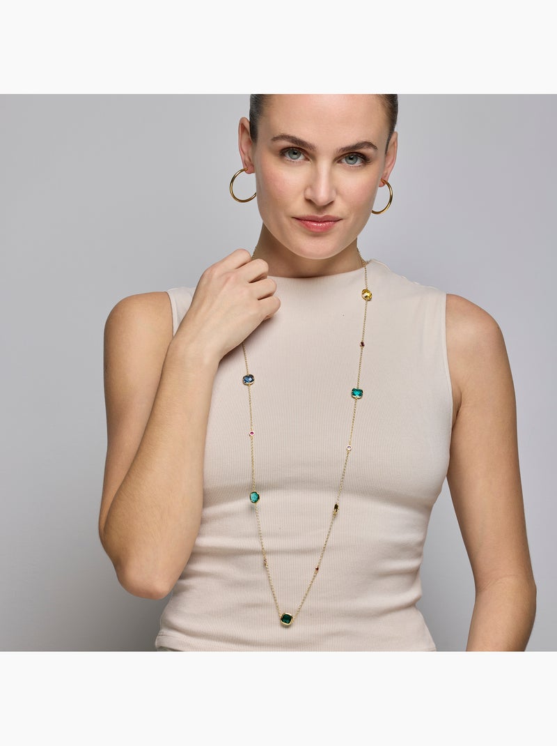 Boucles d'oreilles Luxenter et plaqué or 18k - Polur Jaune - Kiabi