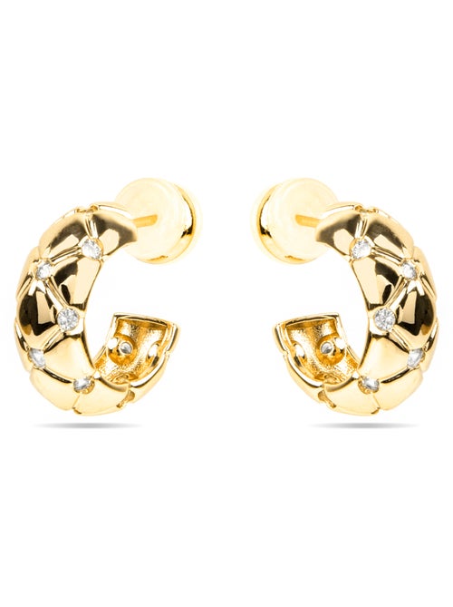 Boucles d'oreilles Luxenter et plaqué or 18k - Rakhon - Kiabi Boucles d'oreilles Luxenter et plaqué or 18k - Rakhon - Kiabi