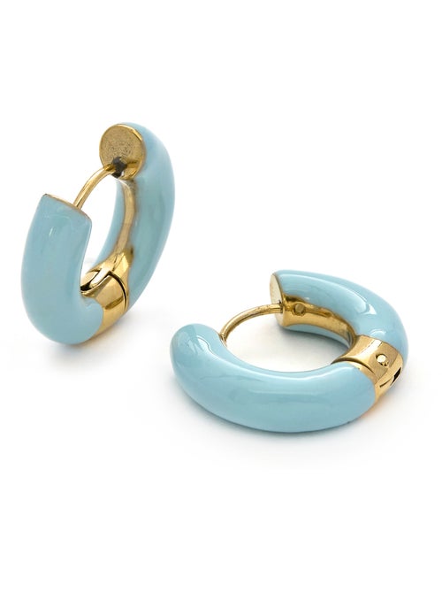 Boucles d'oreilles Luxenter et plaqué or 18k - Raki - Kiabi