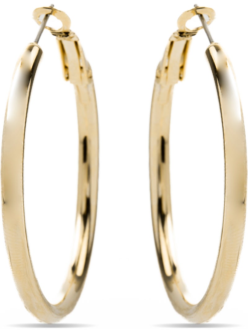 Boucles d'oreilles Luxenter et plaqué or 18k - Sadro Doré/or - Kiabi