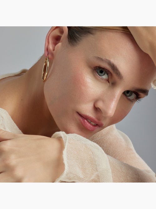 Boucles d'oreilles Luxenter et plaqué or 18k - Sadro - Kiabi